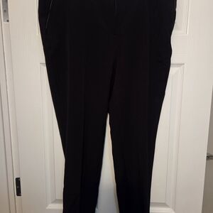 Anne Klein Black Dress Pants Size 14 Classic Work Trousers